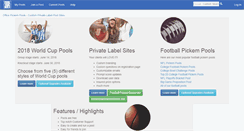 Desktop Screenshot of footballfrenzy2011.pooltracker.com